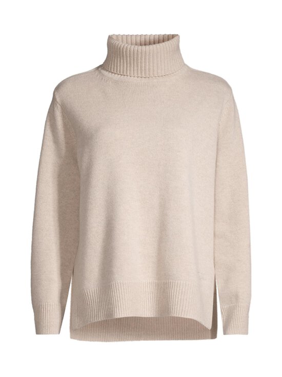 Maison Kitsuné - Comfort Turtleneck -merinovillaneule - H218 LIGHT BEIGE MELANGE | Stockmann - photo 1