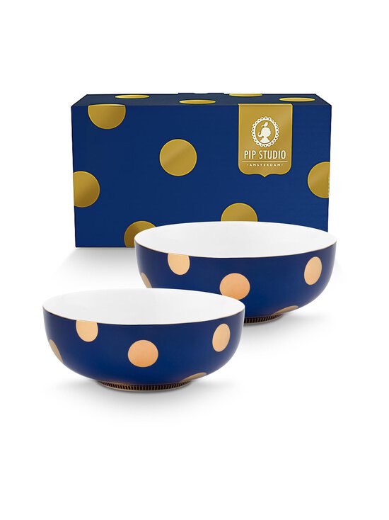 Pip Home - Dot Delight bļodas 2 x 20 cm - DARK BLUE | Stockmann - photo 1