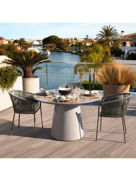 Kave Home - Itai-ruokapöytä harmaa ⌀ 120 cm - GREY | Stockmann - photo 8