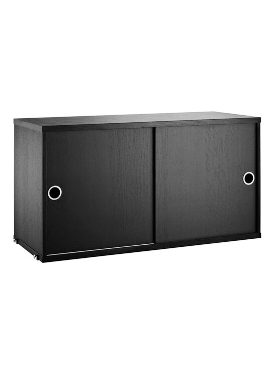 String - String System -kaappi musta saarni 78 x 30 cm - BLACK | Stockmann - photo 1