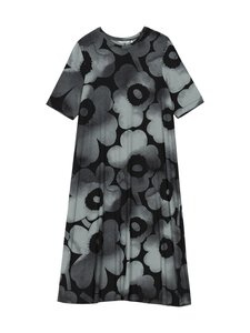 Marimekko - Rento Akvarelli Unikko -mekko - 999 DARK GREY, BLACK Marimekko - Rento Akvarelli Unikko -mekko - 999 DARK GREY, BLACK | Stockmann