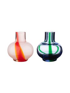 Marimekko - Mini Vase Set -minimaljakot 2 kpl - LT.BLUE, DK.GREEN, RED, WHITE | Stockmann