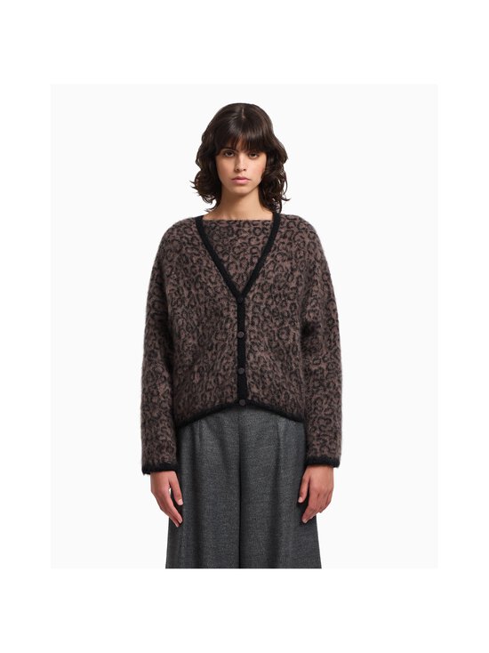 Emporio Armani - Print V -neuletakki - FC101 FANCY BLACK | Stockmann - photo 4