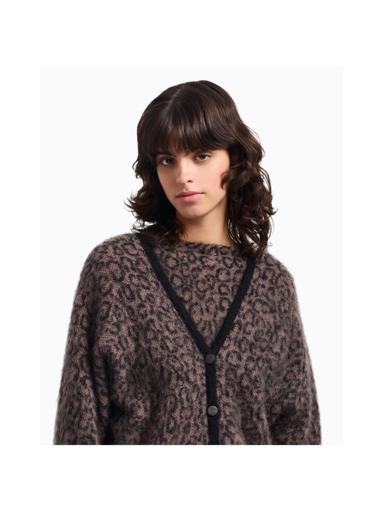 Emporio Armani - Print V -neuletakki - FC101 FANCY BLACK | Stockmann - photo 6