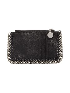 Stella McCartney - Falabella Zip Cardholder -korttikotelo 14.5 x 9 cm - 1000 BLACK | Stockmann