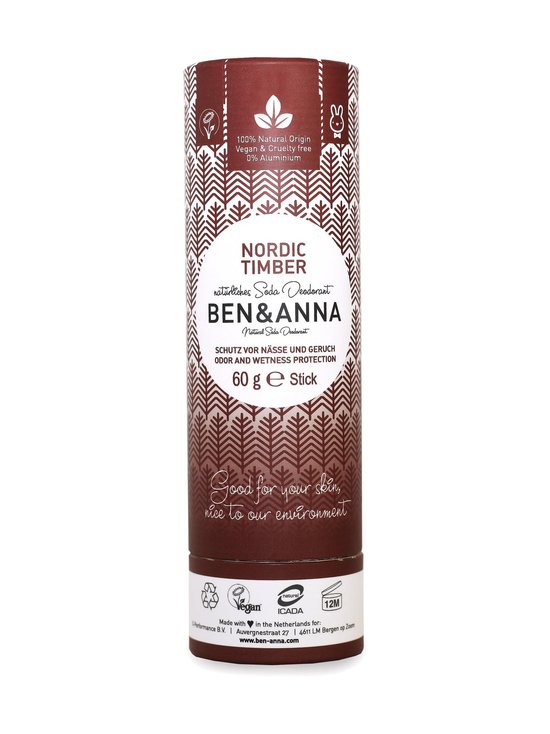 Deodorant Stick Nordic Timber Papertube -deodorantti 60 g