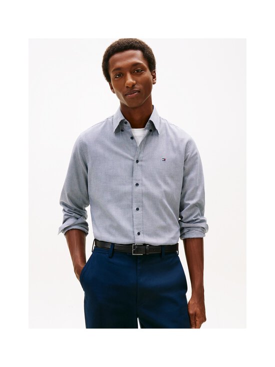 Tommy Hilfiger - Twill Regular Fit -kauluspaita - 0MT SPORT NAVY / CHECK | Stockmann - photo 4
