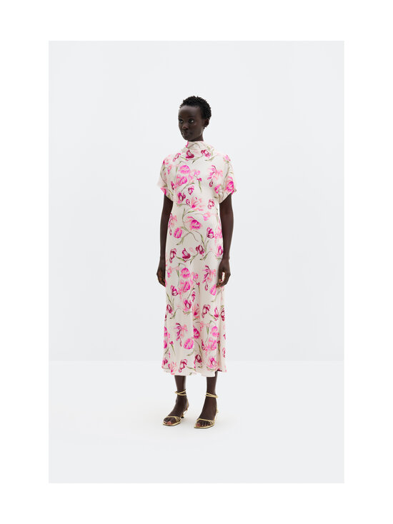 Malina - Alivia-satiininen midimekko - 12096 TULIP PINK | Stockmann - photo 2