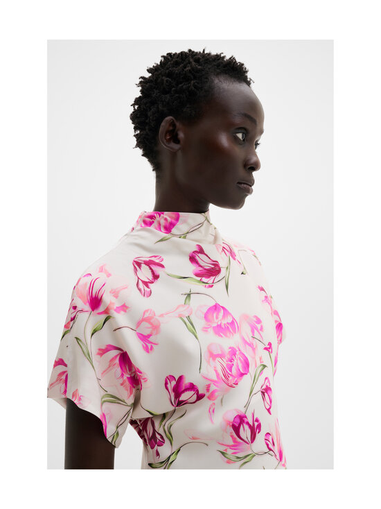 Malina - Alivia-satiininen midimekko - 12096 TULIP PINK | Stockmann - photo 4