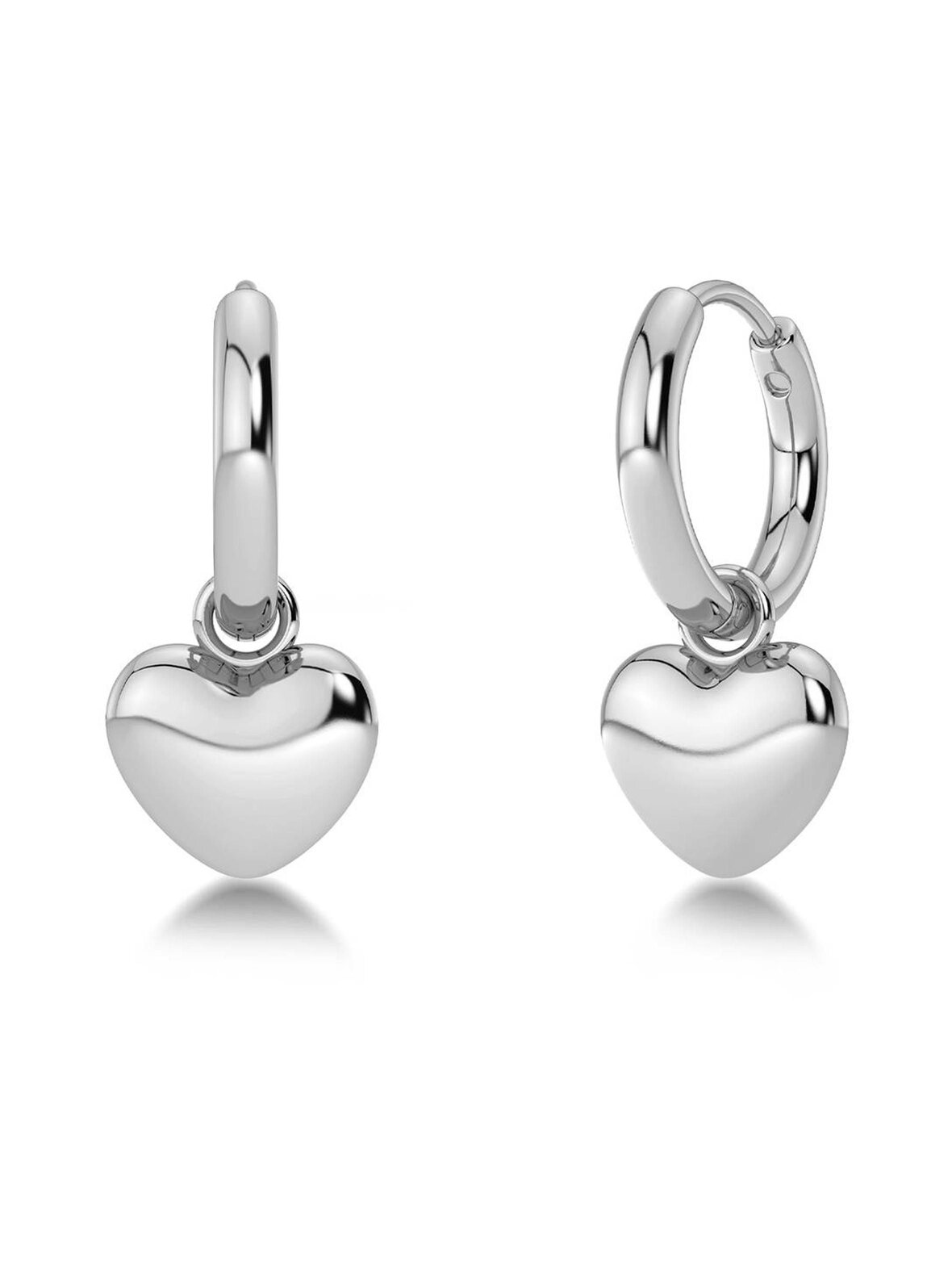 Barley Hoops Steel -korvakorut