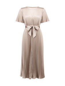 Joseph Ribkoff - Pleated Satin And Flare -mekko - 3677 SAND | Stockmann