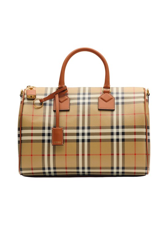 Burberry - Bowling-laukku - A9534 VNTG CHK/BRIAR BROWN | Stockmann - photo 1