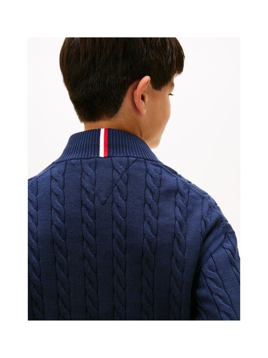 Tommy Hilfiger - Cotton Half Zip pīnīšu adījuma džemperis - C1G DARK NIGHT NAVY | Stockmann - photo 5