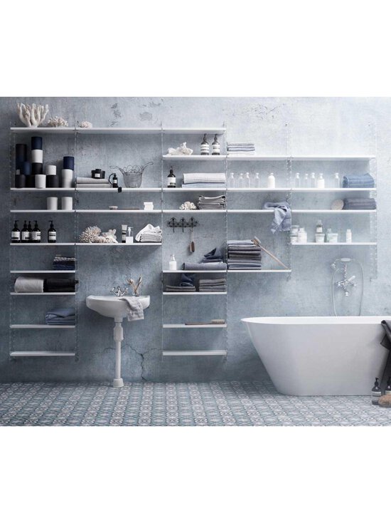 String - String System -hyllysetti 3 kpl valkoinen 58 x 30 cm - WHITE | Stockmann - photo 9