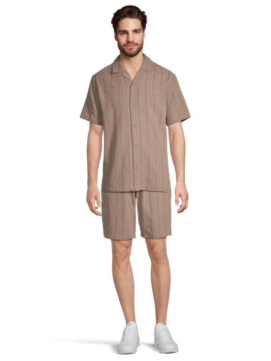 CONSTRUE - Toucan Structured Cuban -kauluspaita - MUD BROWN | Stockmann - photo 2
