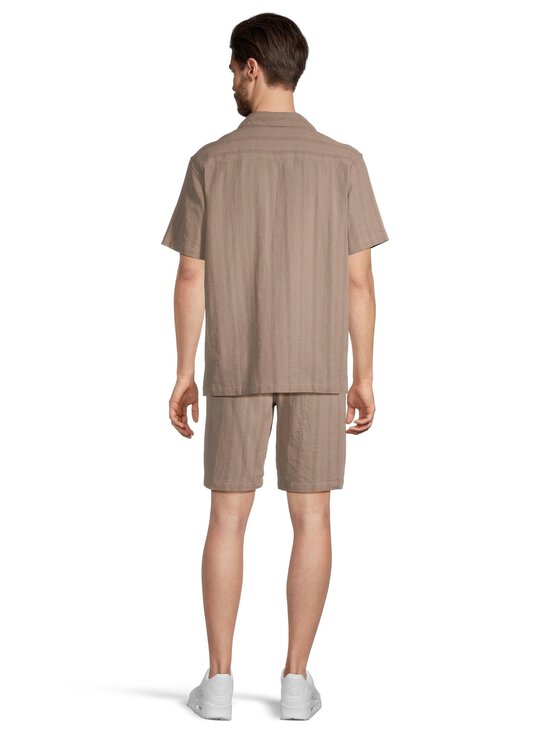 CONSTRUE - Toucan Structured Cuban -kauluspaita - MUD BROWN | Stockmann - photo 3