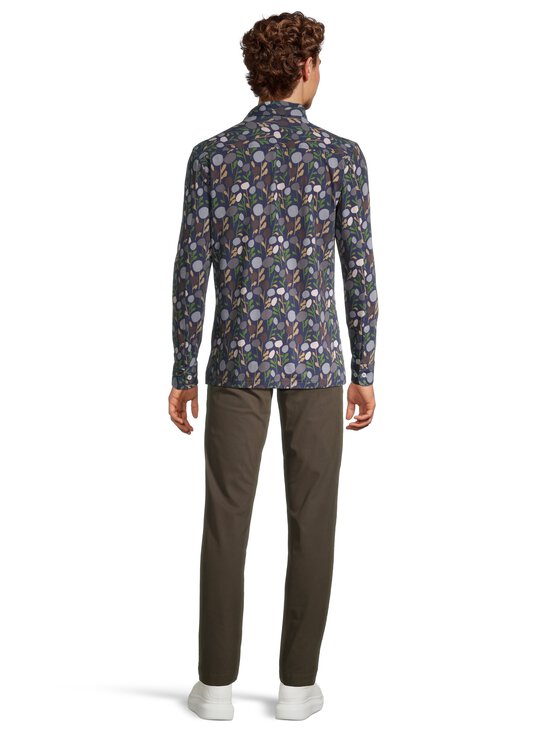 FRENN HELSINKI - Hemmo cotton jersey -kauluspaita - BLUE-GREEN | Stockmann - photo 3