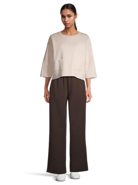 NOOM - Helmi Wide Leg -collegehousut - BROWN | Stockmann - photo 3