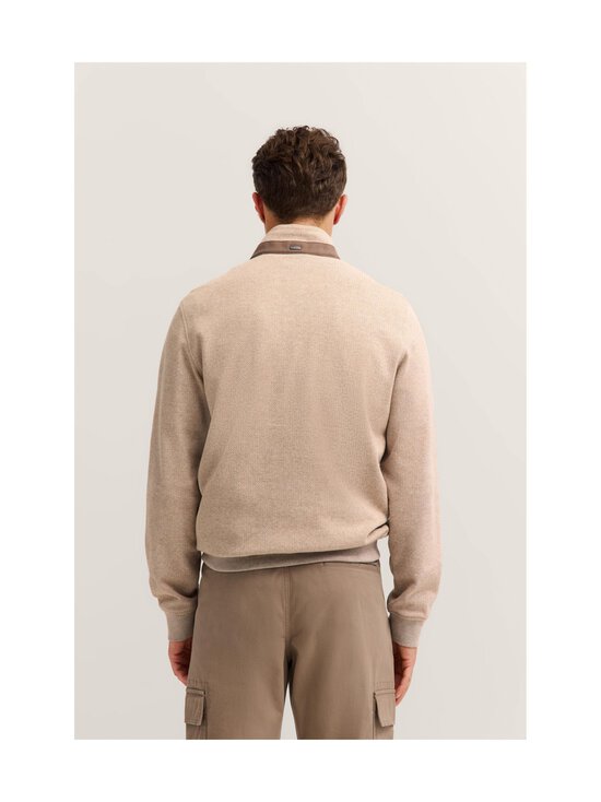 Bugatti - Half zip cotton -collegepaita - 040BEIGE | Stockmann - photo 3