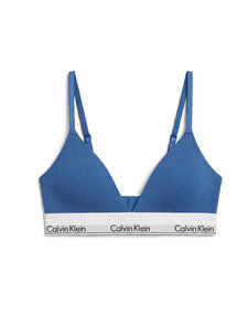 Calvin Klein Underwear Plus - Lightly Lined Triangle -rintaliivit - C2L POSEIDON BLUE | Stockmann