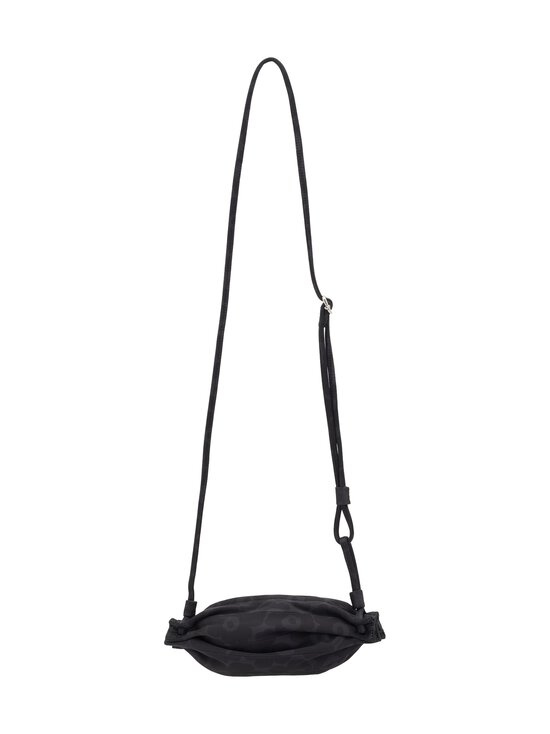 Marimekko - Pikku Karla Satin Unikko -olkalaukku - 999 BLACK, DARK GREY | Stockmann - photo 1