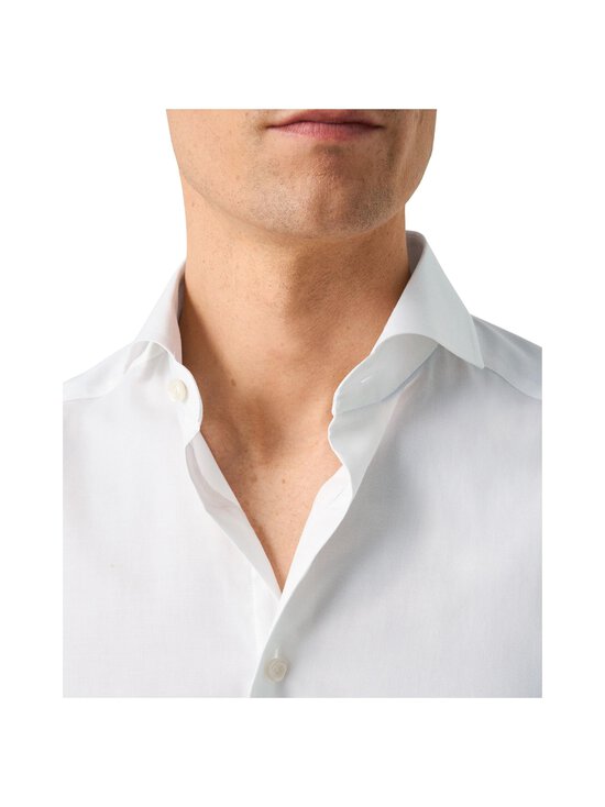 Eton - Slim Fit Semi-Solid Extreme Cut Away Collar krekls ar apkakli - WHITE | Stockmann - photo 6