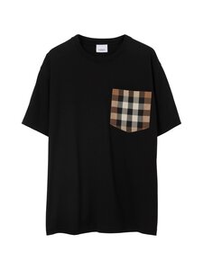Burberry - Carrick Check Pocket t -paita - BLACK | Stockmann