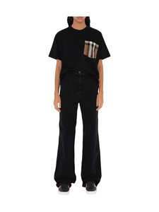 Burberry - Carrick Check Pocket t -paita - BLACK | Stockmann