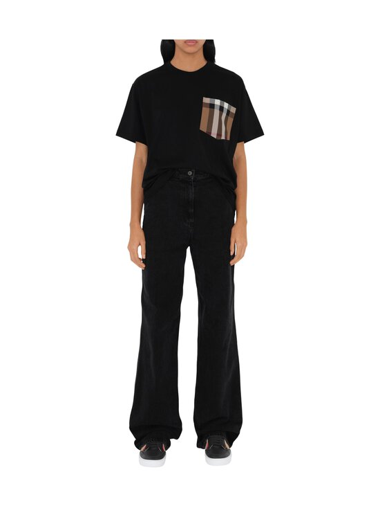 Burberry - Carrick Check Pocket t -paita - BLACK | Stockmann - photo 1