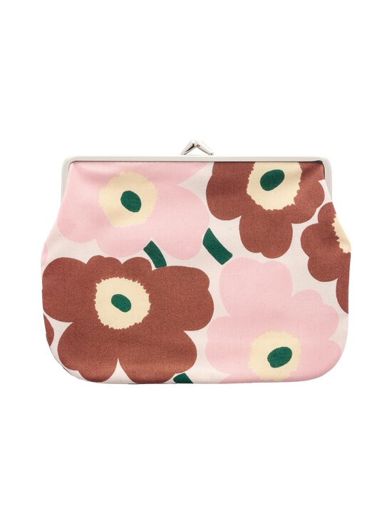 Marimekko - Mini Unikko Puolikas -kukkaro - 866 OFF WHITE,PINK,CHESTNUT,L.YEL. | Stockmann - photo 1
