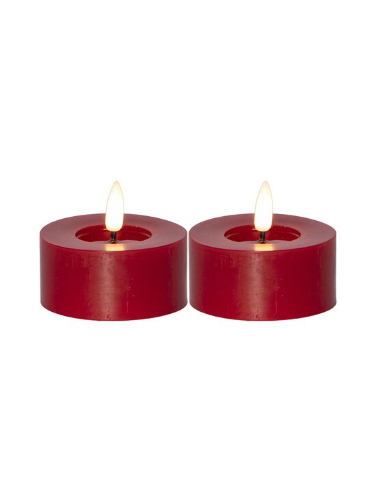 Star Trading - LED-teeküünlad Flamme Flow, 2 tk, 7 x 7 x 5,5 cm - PUNAINEN - photo 1 Star Trading - LED-teeküünlad Flamme Flow, 2 tk, 7 x 7 x 5,5 cm - PUNAINEN | Stockmann - photo 1