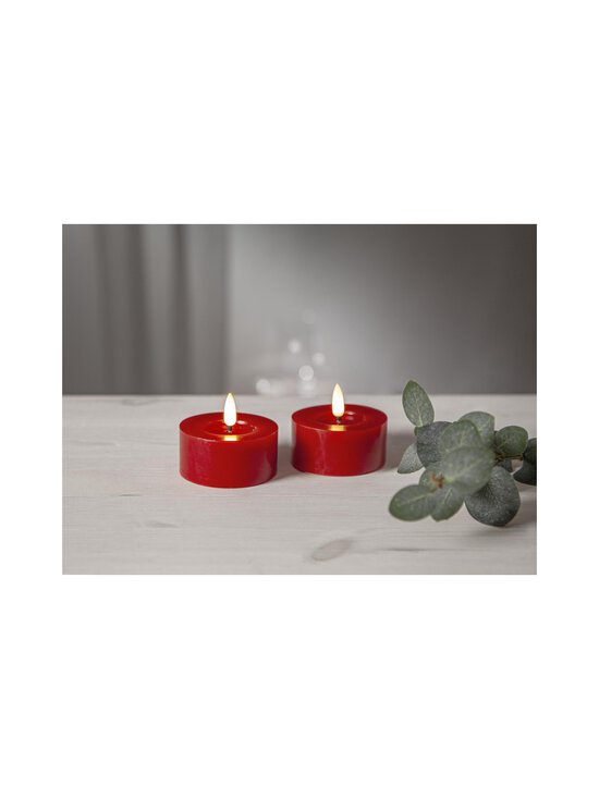Star Trading - LED-teeküünlad Flamme Flow, 2 tk, 7 x 7 x 5,5 cm - PUNAINEN - photo 4 Star Trading - LED-teeküünlad Flamme Flow, 2 tk, 7 x 7 x 5,5 cm - PUNAINEN | Stockmann - photo 4