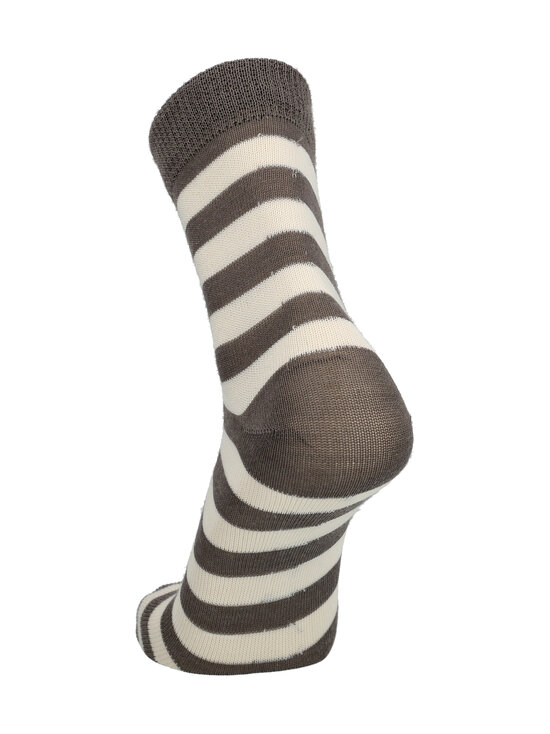 Sukkamestarit - Meriinovillased sokid Vire Raita - TAUPE- SOFT WHITE | Stockmann - photo 2