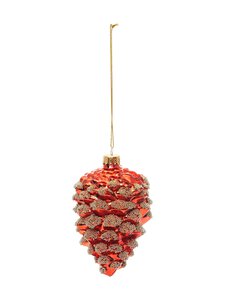 Casa Stockmann - Glass Pine Cone Ziemassvētku rotājums - BROWN | Stockmann