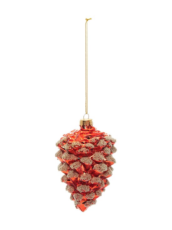 Casa Stockmann - Glass Pine Cone -joulukoriste - BROWN | Stockmann - photo 2