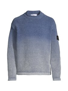 Stone Island - Logo Patch Crew Neck -neulepaita - V0024 DARK BLUE | Stockmann