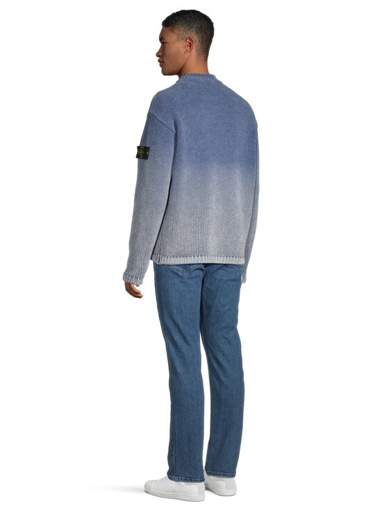 Stone Island - Logo Patch Crew Neck -neulepaita - V0024 DARK BLUE | Stockmann - photo 4