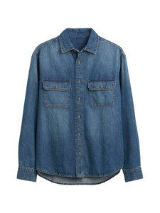 GAP - Relaxed Fit džinsa krekls - WORN DARK TINT | Stockmann