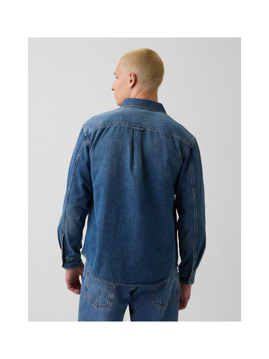 GAP - Relaxed Fit džinsa krekls - WORN DARK TINT | Stockmann - photo 4