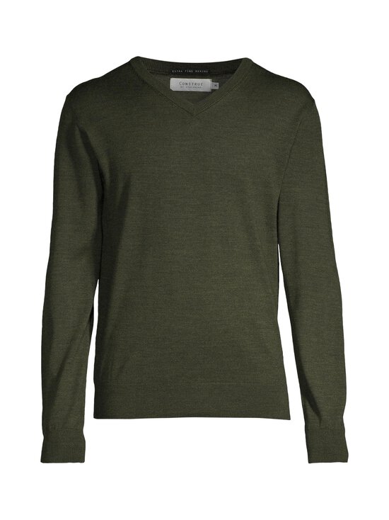 Dubai V-Neck merīnvilnas džemperis