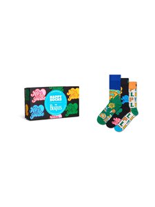 Happy Socks - The Beatles -sukat 3-pack - 9000 BLACK | Stockmann