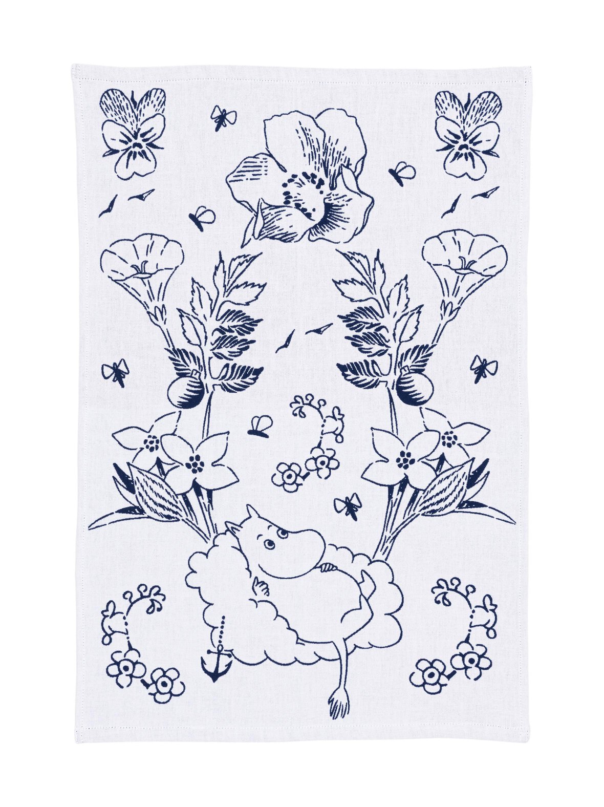 Muumi haru -keittiöpyyhe 45 x 65 cm