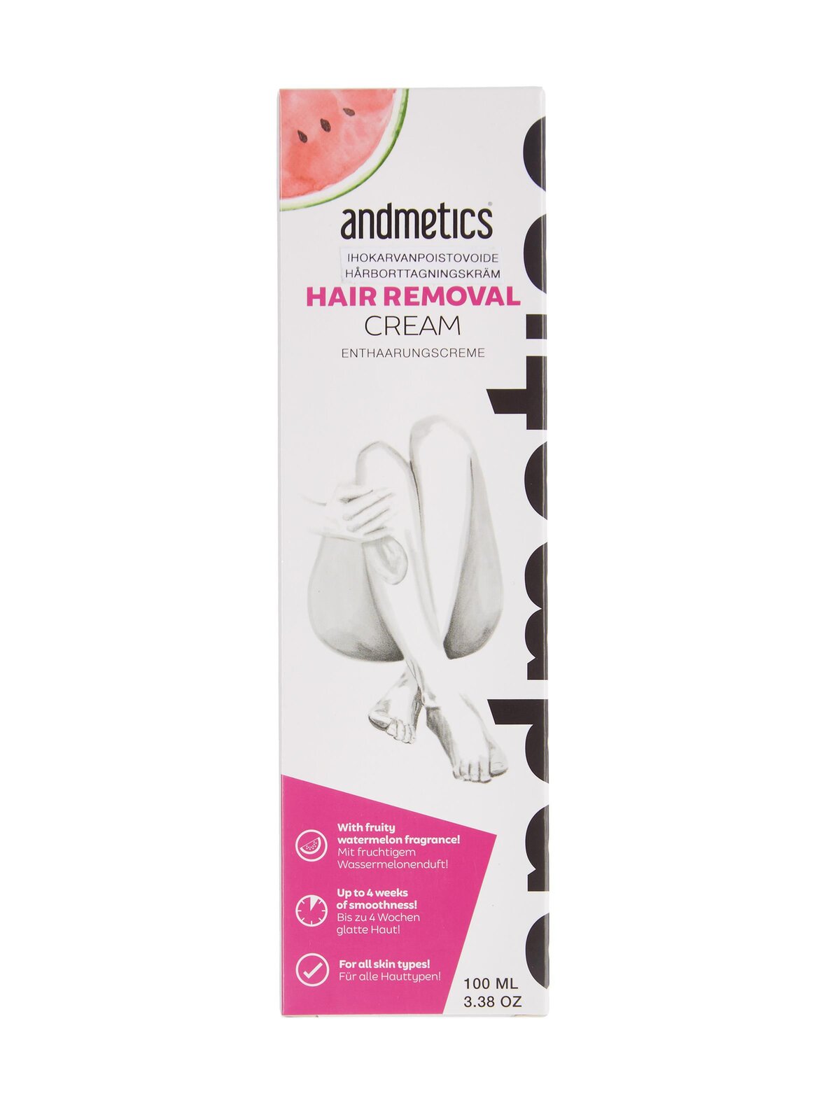 Andmetics Hair removal cream- karvanpoistovoide