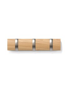 Umbra - Nagi Flip 3 Wall Hook 30.48 x 6.35 x 3.18 cm - NATURAL Umbra - Nagi Flip 3 Wall Hook 30.48 x 6.35 x 3.18 cm - NATURAL | Stockmann