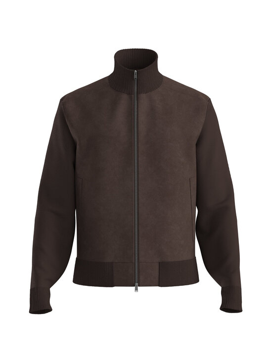 BOSS - Meter-nahkatakki - 209 DARK BROWN | Stockmann - photo 1