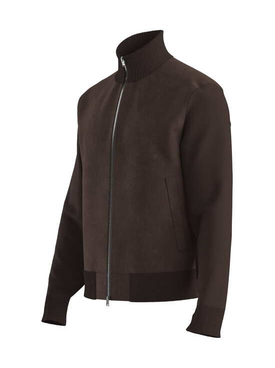 BOSS - Meter-nahkatakki - 209 DARK BROWN | Stockmann - photo 3