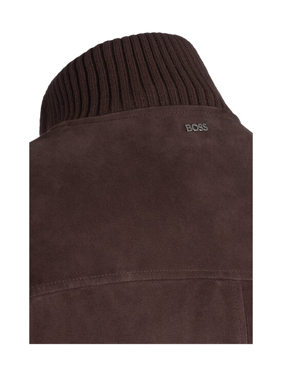 BOSS - Meter-nahkatakki - 209 DARK BROWN | Stockmann - photo 4