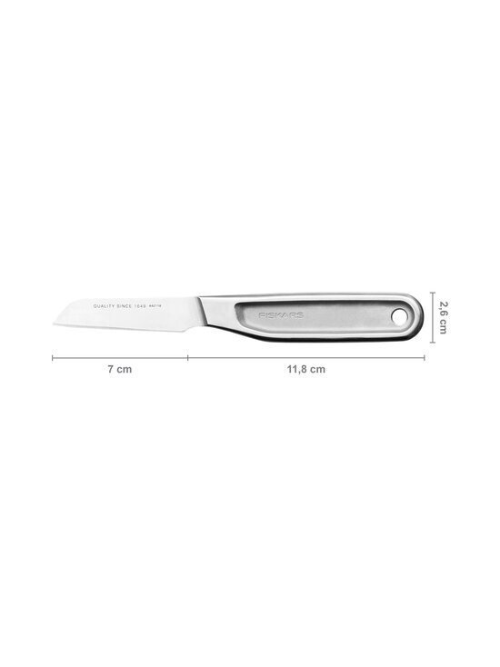 Fiskars - All Steel Peeling -kuorimaveitsi 7 cm - GREY - photo 7 Fiskars - All Steel Peeling -kuorimaveitsi 7 cm - GREY | Stockmann - photo 7