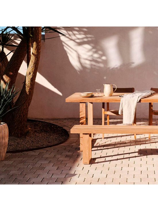 Kave Home - Canadell-penkki tiikki L 170 cm - BEIGE | Stockmann - photo 5