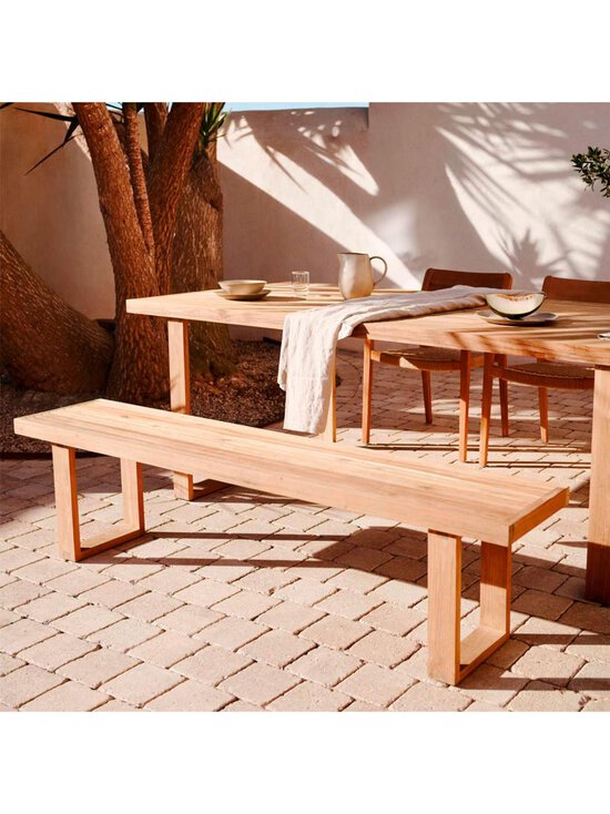 Kave Home - Canadell-penkki tiikki L 170 cm - BEIGE | Stockmann - photo 4